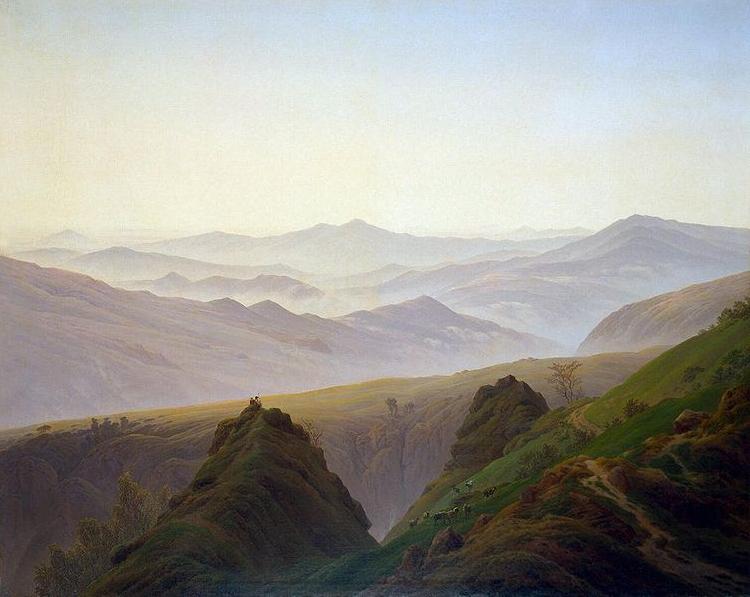 Caspar David Friedrich Morning in the Mountains